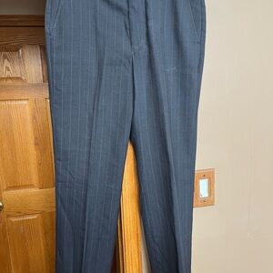 Gray Pinstripe Trousers 34x32